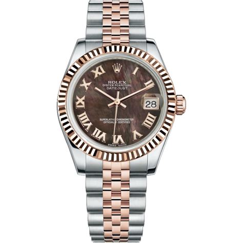 rolex rose arabe|Rolex Datejust 31 watch: Oystersteel and Everose gold.